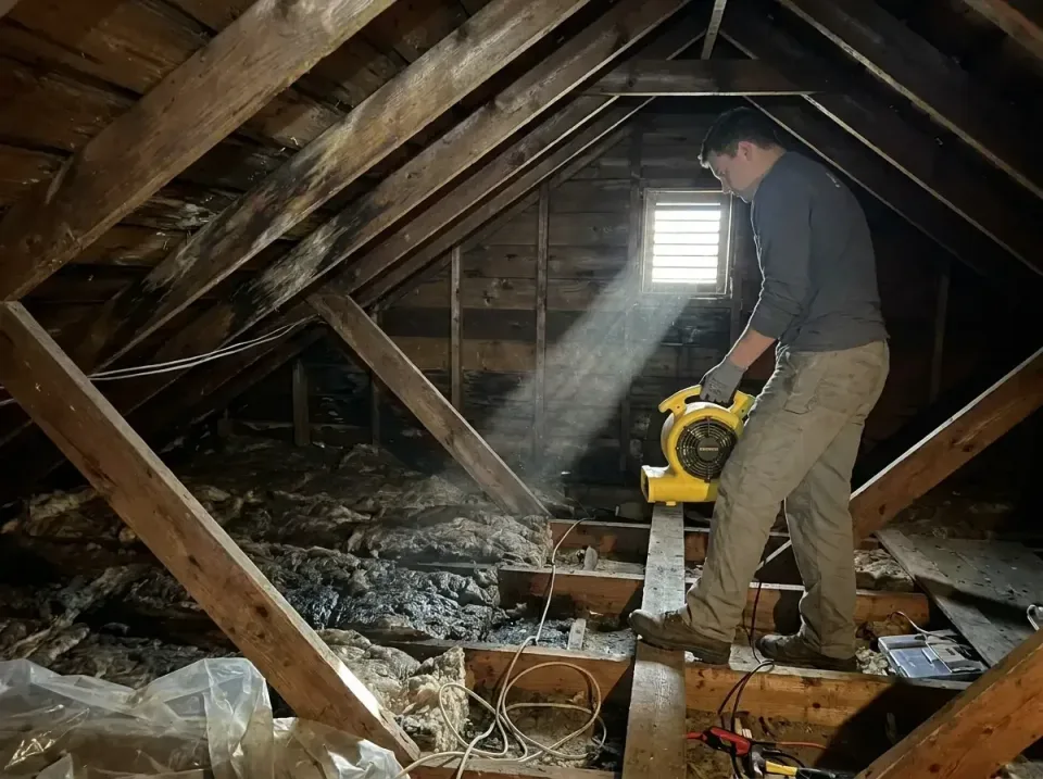 attic-water-damage-drying-proc-007 — frequently asked questions, Emergency Water Extraction & 24/7 Flood Response in Brundid…